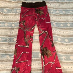 SOLD! Real Tree dry fit pink camouflage sweatpants